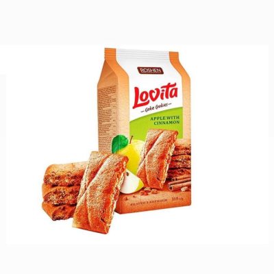 کوکی لاویتا روشن با مغز سیب و دارچین 168 گرم roshen lovita